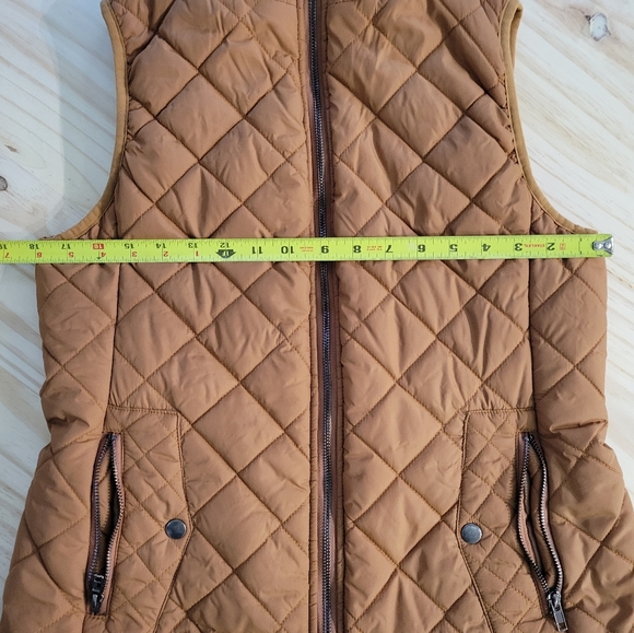 Allegra K women's Brown puffer vest - Medium - Picture 7 of 7